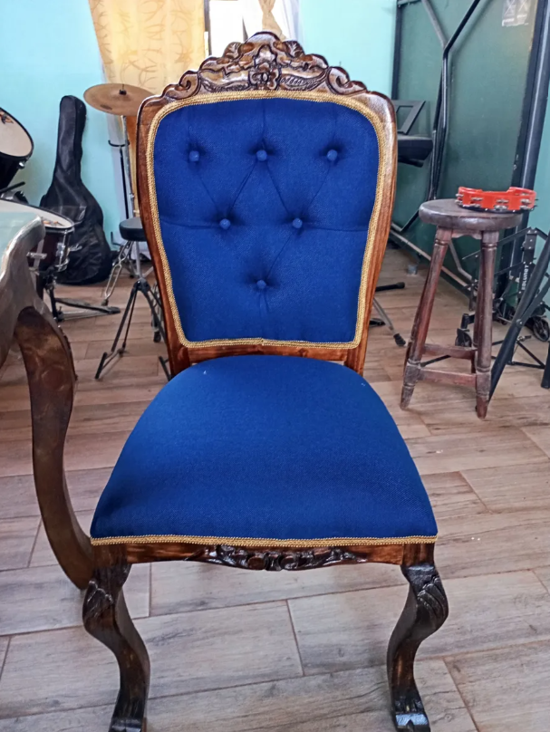 Silla Reina Ana Con Resortes - Imagen 2